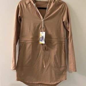 HALARA Hooded Sweatshirt Dress